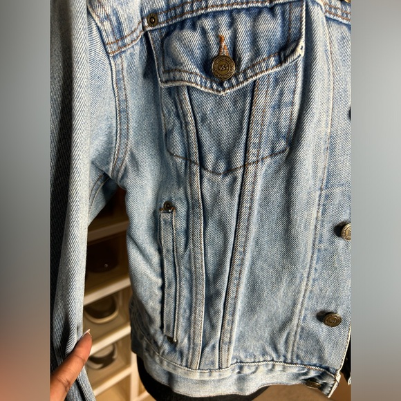 Vintage 90s Men's 955 Originals Denim Jacket Jean Jacket Size Medium - Picture 9 of 13